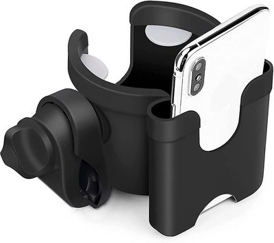 Xqday Kopholder til klapvogn, flaskeholder cykelkopholder klapvogn kopholder