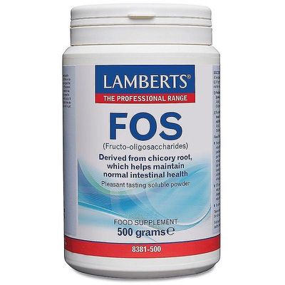 LAMBERTS FOS (Fructo-oligosaccharides) 500g (8381-500)