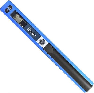 Scanners iScan kannettava taskuasiakirjaskanneri, 900DPI USB kannettava kuvanlukija värivalokuvatunniste