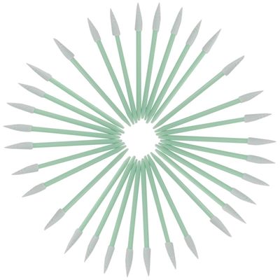 200stk rengøring af vatpind svampepind, bruges til inkjetprintere, kameraer, optiske linser, Optica grøn