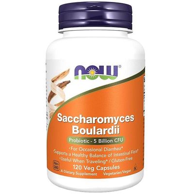 NOW Foods NYT Ruoat Saccharomyces Boulardii Kapselit 120