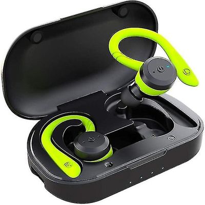 20 timer spilletid svømming vanntett Bluetooth hodetelefoner dual wear sport trådløse hodetelefoner tws Ipx7 ørepropper stereo grønn