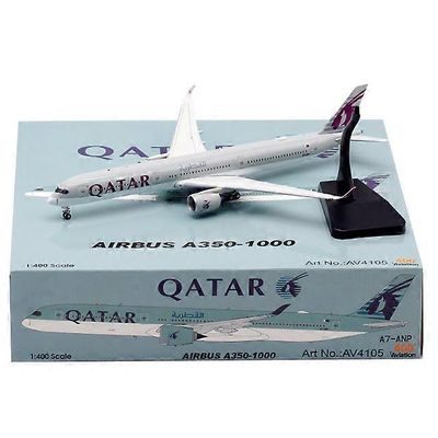 Diecast 1:400 mittakaava 350 A350-1000 A7-ANP AV410 QATAR Airlines Lentokoneet Lentokone Lentokone w laskutelineet Alloy malli lelu a