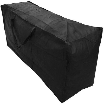 Stor bærepose havemøbler pude opbevaringspose vandtæt sort 122CMx39CMx55CM