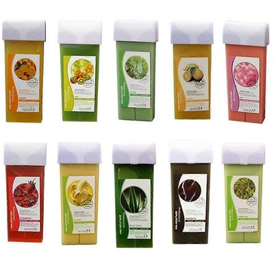 unbrand 100g ammattimainen karvanpoisto uudelleentäytettävä karvanpoistovaharullapatruuna roll-on vartalon vahaus lämpimämpi lämmitin epilaattori ...