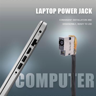 Kannettavan tietokoneen virtaliittimen kaapeliliitäntä 240 246 250 255 G4 G5 799736-F57 813945-001 DC-liittimen vaihto Musta