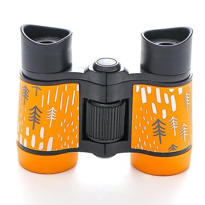 Mikasa Kikkert til børn Drenge Kompakt høj opløsning stødsikker vandtæt kikkert Udendørs Play Bird Watching 4X30 Orange