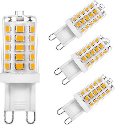 G9 lamppu 3W LED Warmwei 3000K Led glhbirnen Birn 360 Winkel 400LM AC 220-240V 4er Set