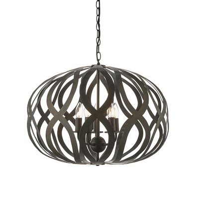 Endon Lighting Sirolo 5 Lys loft vedhæng Antik bronze maling, E14