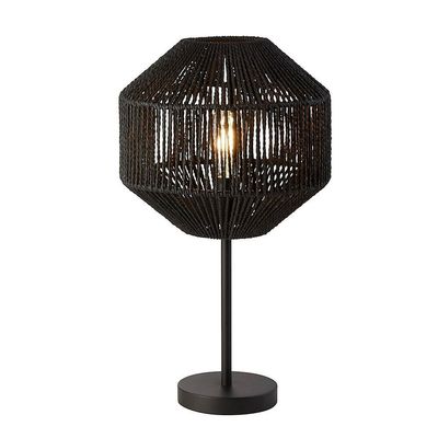Searchlight Lighting 1 lys bordlampe, sort vidjer