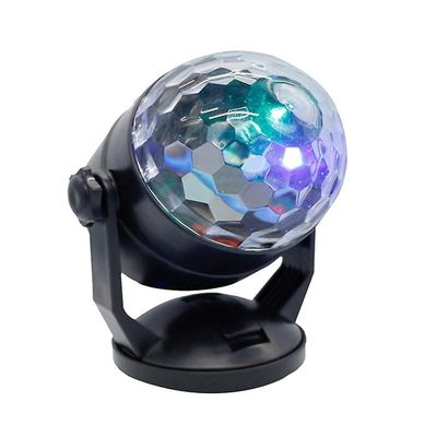 Tinksky 1pcs disco fest lys Svart 16*12*9cm