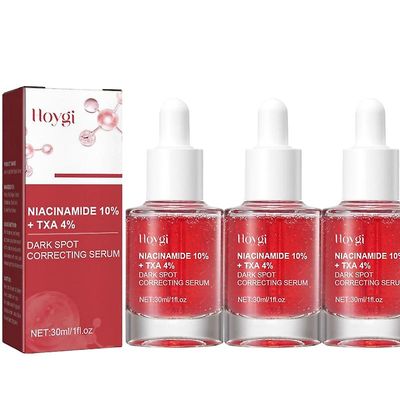 3Pcs Dark Spot Correcting Serum, 10% Niacinamide + 4% Tranexamic Acid, for post-akne merker, akne arr, hyperpigmentatio