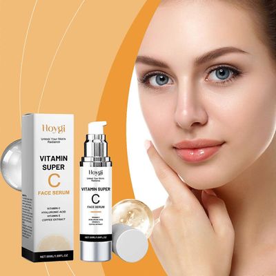Super C -seerumi yli 70-vuotiaille naisille, C-vitamiini, niasiiniamidi, hyaluronihappo Advanced Anti-Aging -kasvoseerumi, Face Lift -seerumi ryppy...