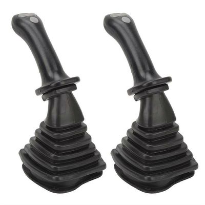 2kpl 3 napin kaivinkoneen joystick-kahvat pölysuojuksella Doosan DX150 215 225 300 3709C: lle Musta