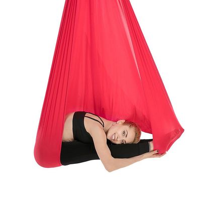 100x280cm Yoga Flyvende Hængekøje Swing Aerial Yoga Hængekøje, Rød Farve