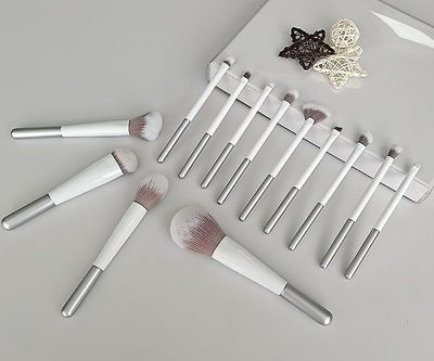 13 makeup børster et komplet sæt ultra blødt hår hurtig tørring fundament og øjenskygge børster daggry