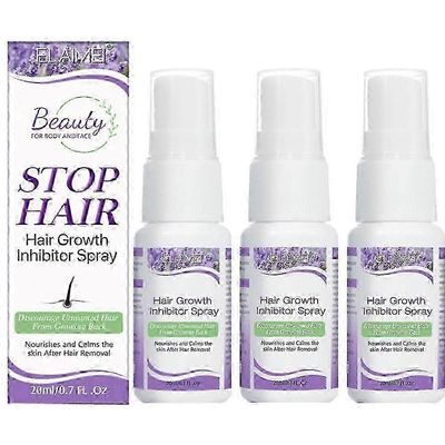 Kivuton pysyvä karvanpoistosuihke tehokas kivuton estää hiusten kasvua-1/2/3kpl 3pcs