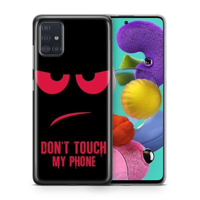König Taske Mobiltelefonbeskytter til Samsung Galaxy S20 Case Cover Bag Kofanger Cases TPU Ny Dont røre min telefon rød