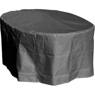 Beskyttelsesdeksel for ovalt bord L180 x H 110 x H 70 cm Fargeantrasitt