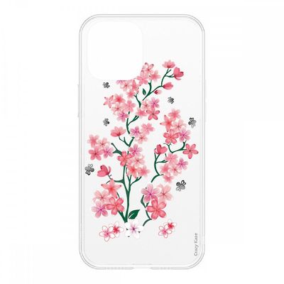 Crazy Kase Shell til iPhone 12 Pro Max (6,7) Bløde Sakura Blomster