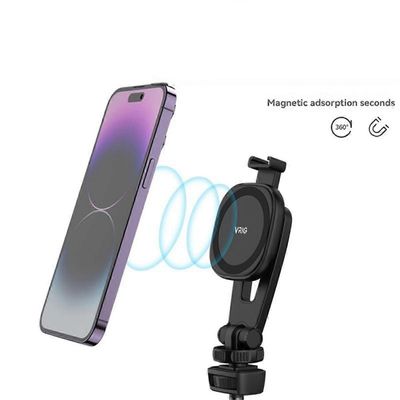 Vrig MG-03 MG03 magneettipuhelinpidikkeen sovitin jalusta magneettinen kamera puhelimen pidike jalustan kiinnike Musta