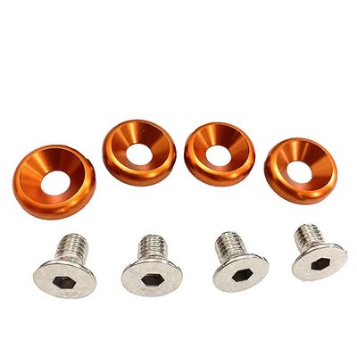 Bolongking For KTM 790 Adventure R S KTM790 ADV R 790ADV 890 ADV Motorsykkel Tilbehør Bakskjerm MudGuard Fairing Bolts Skive Skruer Oransje