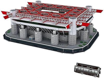 3d Arena Puzzle Model, Stadio San Siro (Italia), Maailmankuulu rakennusmalli, Diy Puzzle Mallisarja, Fanit Matkamuistot, Koristeet, Aikuisten laste...
