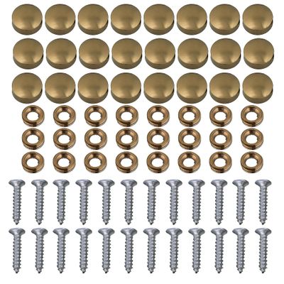 24Pcs møbler kobber gyldne hætte negle til spejl decor dele 10mm dia