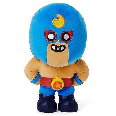 Tegneserie Brawl Spike Doll Perifere plysj Leon Doll Hero Toy Figure Game Gift høy kvalitet og trygt Al Primo
