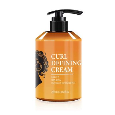 CURLY DEFINING CREAM Leave-in Non-stickys kosteuttaa ja poistaa pörröisyyttä Keltainen