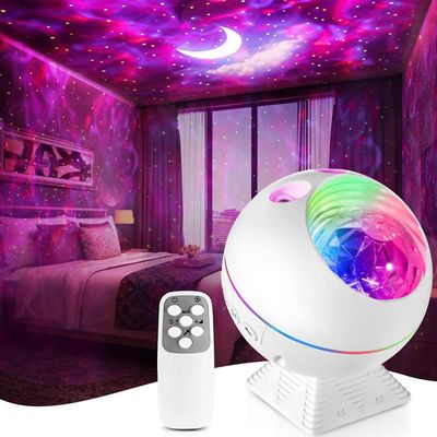 Galaxy Projektor, 3 i 1 nat lys projektor med fjernbetjening
