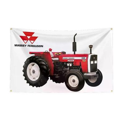 Redkid 90x150CM TRAKTORIT-M-Massey Fergusons Maatalouden lippu polyesteripainettu kaivinkoneen banneri sisustukseen MF ZH5746 90 x 150cm
