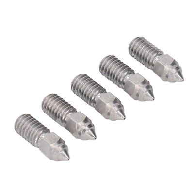 Elegoo Neptune 4/4 Pro 0,4 mm korkeavirtaussuutinsarja - 10 kpl ruostumatonta terästä korkean lämpötilan kestävä