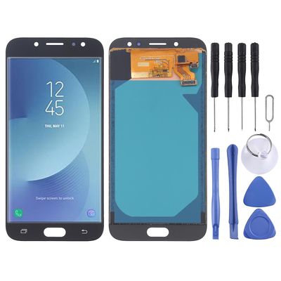 Tft LCD-näyttö Galaxy J7 (2017) / J7 Pro / J730f / ds, J730fm / ds, at&t Digitizer Full Assembly (musta)