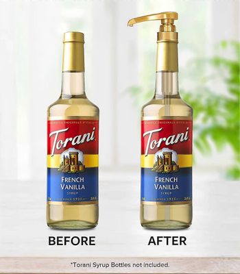 Golden Syrup Pump (Toranille, DaVincille, Starbucksille, Top Creamerylle, Allegro-siirapille), joka on ihanteellinen siirapin lisäämiseen kahviin, ...