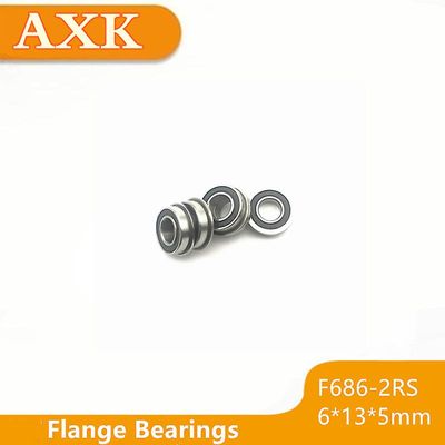 Tidsbegrænset salg F686-2rs Leje 6x13x5mm ( 10 stk ) Abec-1 Miniature Flangeed F686rs Kuglelejer Rf-1360dd
