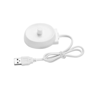 Usb rejseoplader dock 3757 elektrisk tandbørste opladningsholder til P2000p4000p6000p7000d10d12d16d Hvid
