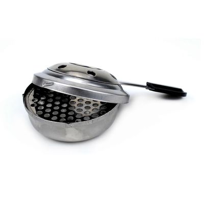 Alkoholipoltin, alkoholipoltin fonduelle, hyytelöity alkoholipoltin, ruostumaton teräs, 15 .5x 9.9x 4.8cm