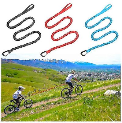 Barsinfi Cykel Traction Rope Cykel Traction Rope Udendørs Forældre-barn Trækkraft Reb rød
