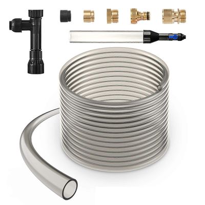 Succebuy Akvaario-pölynimuri soranpuhdistin, 25 jalan PVC-letkukalasäiliö tyhjiösoranpuhdistin, sifonikalasäiliön puhdistusimuri, 3 erilaista messi...