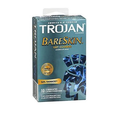 Trojan Troijan kondomin herkkyys Paljas iho voideltu, 10 CT (pakkaus 1)