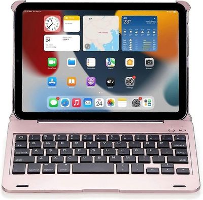 Näppäimistökotelo Ipad mini 6 2021 8.3 tuuman 6. sukupolvelle, langaton Bluetooth-taustavalaistu näppäimistö, kevyt kova kotelo, ohut foliosuojakot...