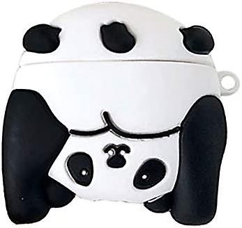 Baiccf Øretelefondeksel kompatibelt med Airpods 1/2, Creative Cute Funny Novelty Panda Butt Airpods Case, Stilig Soft Silicone Earphone Ladedeksel ...