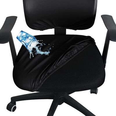 Kontorstol Betræk Pu læderstol betræk Kontorstol Vandtæt Stretch Chair Cover Stol Slipcover Office Chair Cover Stol Betræk til computer arm