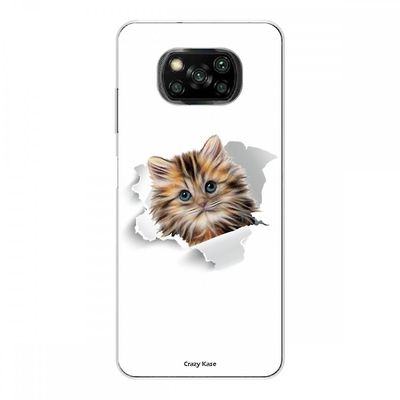 Crazy Kase Hull For Xiaomi Poco X3 Nfc I Silikone Soft 1 Mm, Killing leger med Butterfly