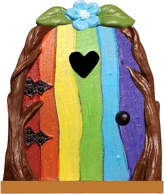Fairy Door, Wooden Fairy Dører For Garden Elf Door Miniature Yard Ornaments For Garden Yard Trees Style I