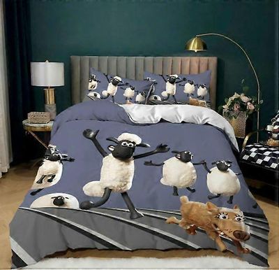 v4852 Lakanat Shaun the Sheep / Sängynpeitesetti Lakanat IU4852 135x200cm 53x78in