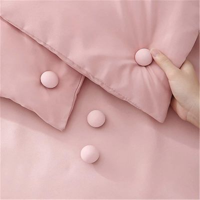 Champignon Quilt Holder Macaron Skridsikker Quilt Tæppe Clip Lukning Clip Holder Sengetøj