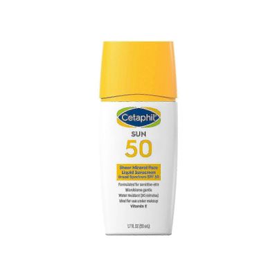 Cetaphil silkka mineraalikasvon nestepisarat, spf 50, 1,7 oz