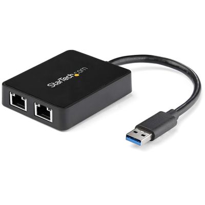 StarTech USB-Ethernet-sovitin kaksois